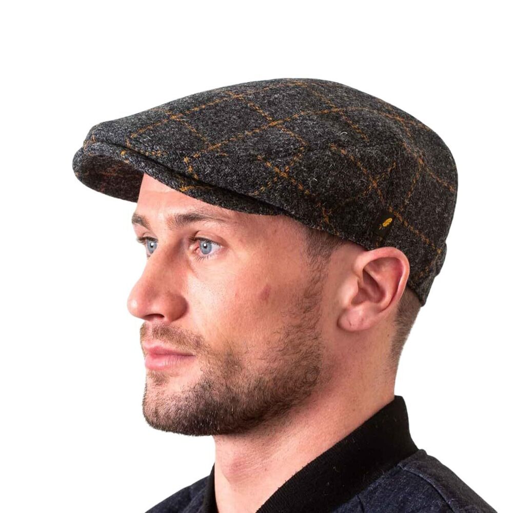 6716 Authentic Tweed Flat Cap 100% Irish Wool Handmade Ireland Casquette